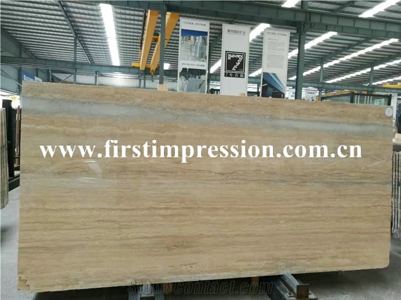 Wholesale New Polished Good Price Silvestro Travertino Silver Tiles & Slabs/Grey Travertine Floor Tiles/Wall Tiles