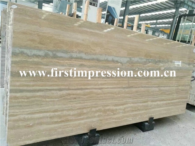 Wholesale New Polished Good Price Silvestro Travertino Silver Tiles & Slabs/Grey Travertine Floor Tiles/Wall Tiles