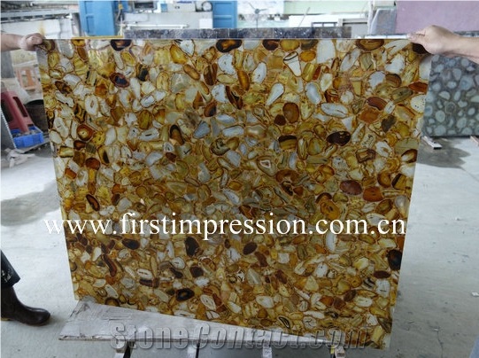 Yellow Agate Wall Panel / Yellow Agate for Hotel&Villa Project Design/ Yellow Agate Gemstone Flooring and Walling Tiles /Luxury on Sale Yellow Agate Semiprecious Stone Slabs/Yellow Agate Countertop