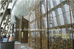 Yellow and Blue Tiger Eye Semiprecious Stone Slabs/Mixed Color Semi Precious Stone Panels/Multicolor Gemstone Slabs/Yellow Tiger Eye Semi Precious Stone /Blue Tiger Eye Gemstone Slabs & Tiles