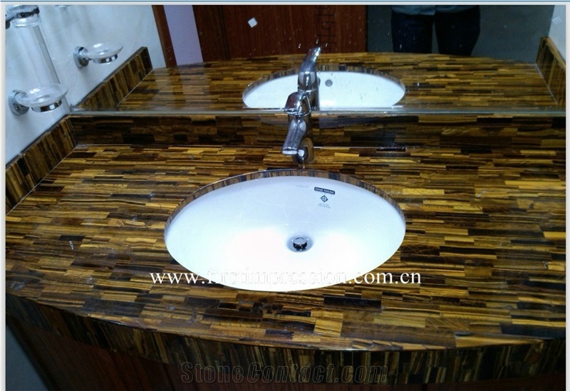 Yellow Tiger Eye Top/Tiger Eye Gemstone Tiles /Golden Tiger Eye Gemstone Slabs /Yellow Tiger Eye Semi Precious Slab & Tiles /Yellow Tiger Eye Countertop