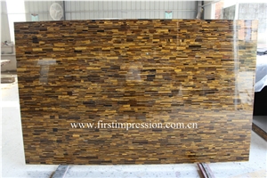Yellow Tiger Eye Top/Tiger Eye Gemstone Tiles /Golden Tiger Eye Gemstone Slabs /Yellow Tiger Eye Semi Precious Slab & Tiles /Yellow Tiger Eye Countertop