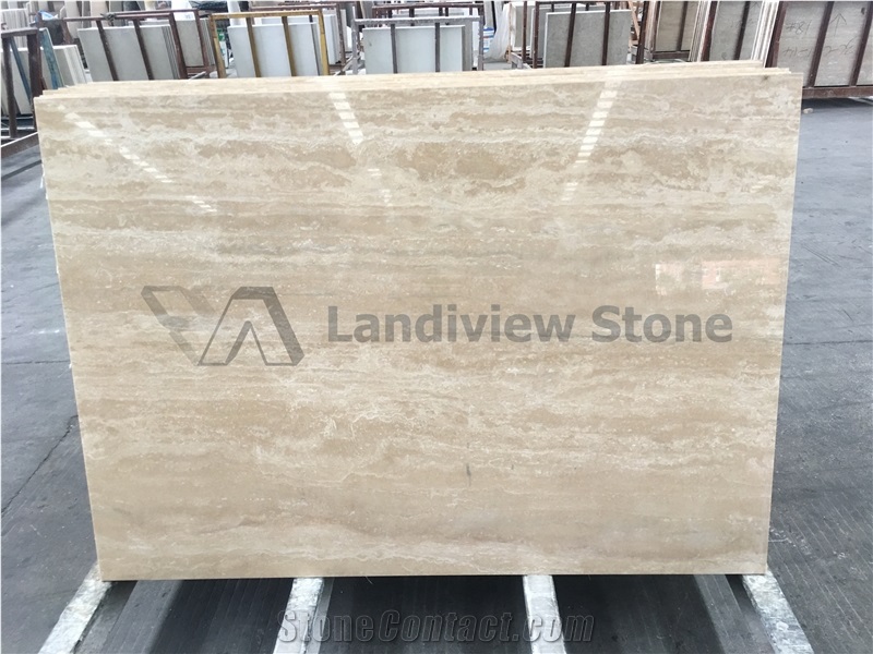 Beige Travertine Tiles, Beige Travertine Slabs