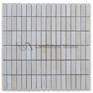 Cream Marfil Rectangular Stack Mosaic