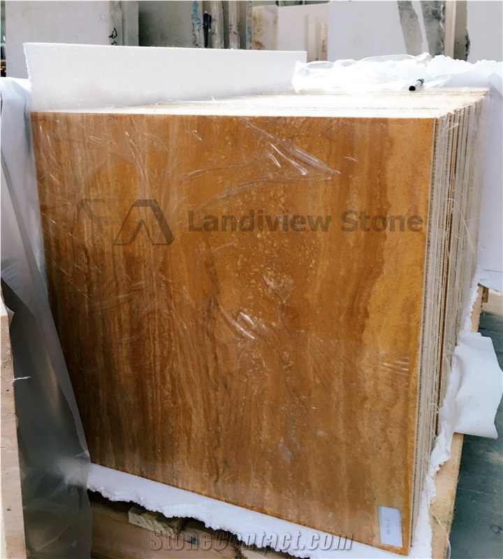 Golden Travertine Tiles, Golden Travertine Slabs, Yellow Travertine Slabs and Tiles