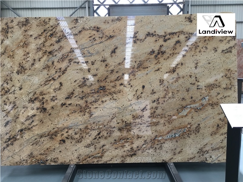 Lapidus Granite Slabs, Gold Granite Slabs