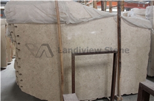 Pearl Cream Marble Slab & Tile, Egypt Beige Marble