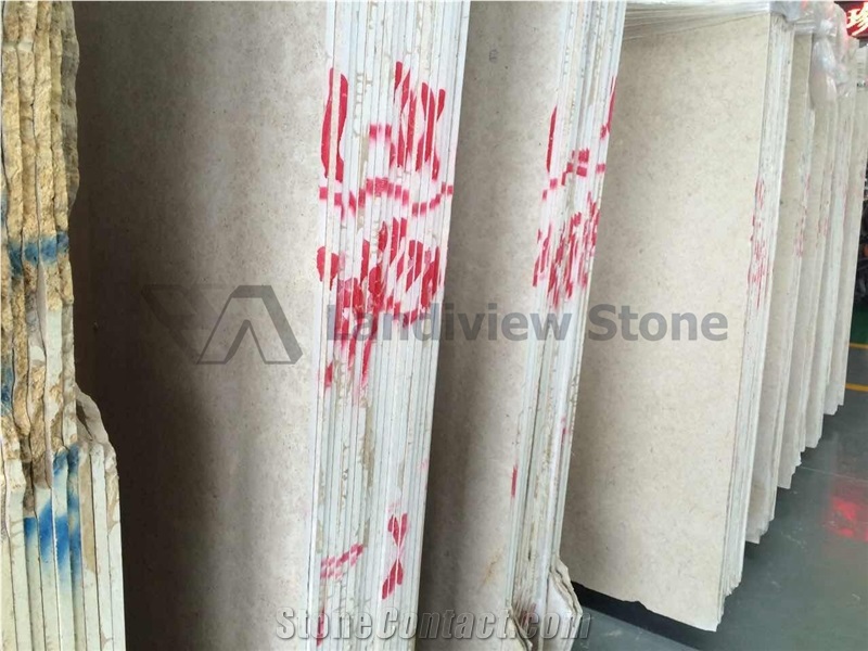 Pearl Cream Marble Slab & Tile, Egypt Beige Marble