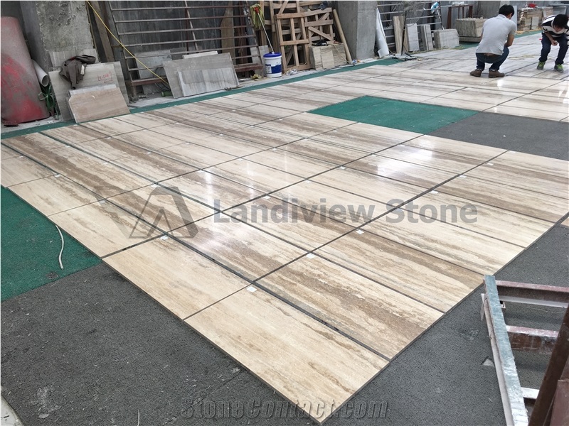 Stormy Travertine Tiles, Travertine Silver Tiles, Travertine Silver Classico, Stormy Travertine Slabs