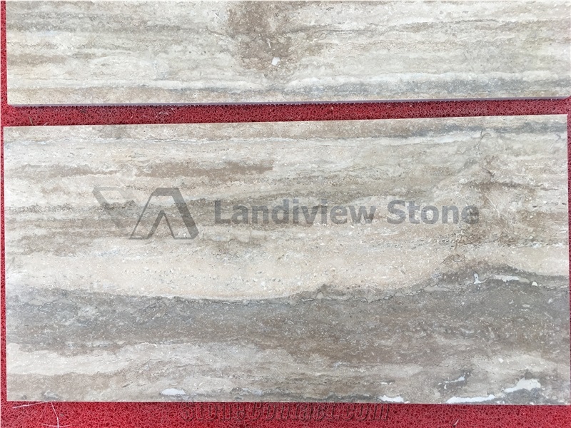 Stormy Travertine Tiles, Travertine Silver Tiles, Travertine Silver Classico, Stormy Travertine Slabs