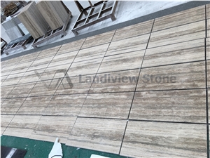 Stormy Travertine Tiles, Travertine Silver Tiles, Travertine Silver Classico, Stormy Travertine Slabs