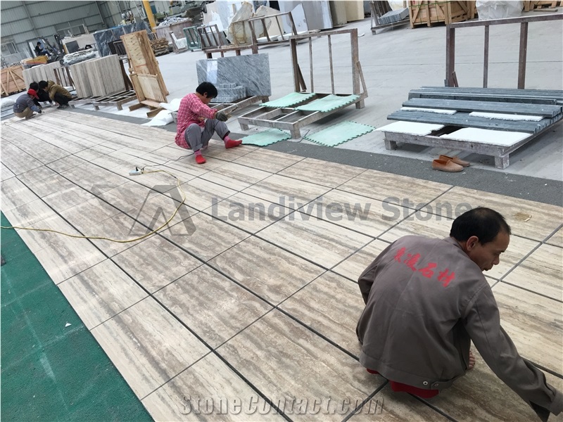 Stormy Travertine Tiles, Travertine Silver Tiles, Travertine Silver Classico, Stormy Travertine Slabs
