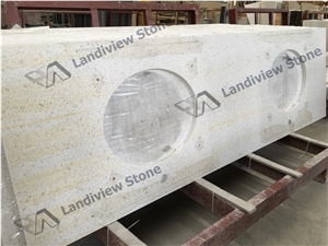 White Terrazzo Vanity Tops, White Terrazzo Tiles, Artificial Stone Vanity Tops