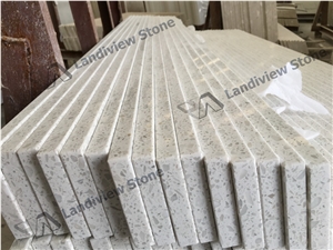 White Terrazzo Vanity Tops, White Terrazzo Tiles, Artificial Stone Vanity Tops