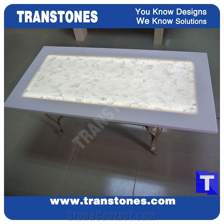 Artificial Marble Round Table Tops,Engineered Stone Interior Stone Work Top,Coffee Table Counter Solid Surface,Transtones Csutomized