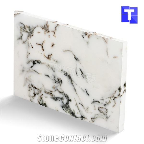New Material Artificial Beige Spray Sea Wave Onyx Wall Panel,Floor Tiles Solid Surface Cream Glass Stone for Bar Tops,Reception Table Desk Panel for Hotel Counter Tops Design,Interior Alabaster