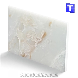 New Material Artificial Crystal White Jade Onyx Tiles Wall Panel Floor Tiles,Alabaster Slabs for Kitchen Bar Tops,Bath Tops Translucent Backlit Customzied Design, Solid Surface Onyx Manufacture