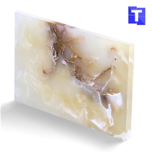 New Material Artificial Golden Dragon Onyx Wall Panel,Floor Tiles Solid Surface Green Glass Stone for Bar Tops,Reception Table Desk,Hotel Counter Tops Design,Interior Engineered Stone