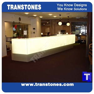 White Green Acrylic Aritificial Marble Stone T Shaped Office Work Tops,2 Seats Office Bench Reception Desk Table Design, Engineered Stone Counter Tops,Solid Surface Front Desk Stone Furniture
