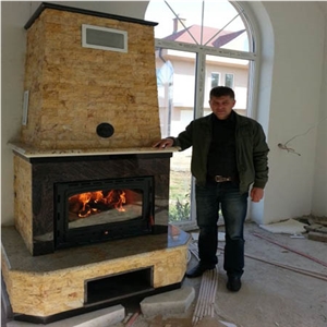 Natural Stone Fireplaces, Design, Installation
