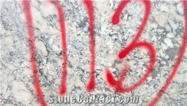 India Alaska White Granite Exotic White Blocks