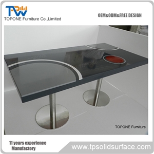 Manufacturer Classic Crystal Cream Quartz Stone Table Top Interior Stone Design,Square Engineered Stone Dinner Desk,Solid Surface Artificial Quartz Beige Coffee Table Furniture Customized Design