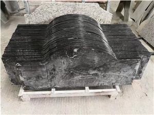 China Absolute Black Granite Vanity Tops,Absolute Black Granite Bathroom Countertop& Black Custom Vanitytop/Dark Black Bathroom Vanity Tops/Natural Stone Bath Tops