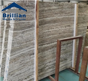 Gray Travertine Slabs & Tiles,Silver Travertine Wall Coverings,Travertine Floor Tiles,Travertine Coverings,Pool Copping Tiles,Gardern Paver Tiles,Travertine with Vein,Travertine Pattern,Loca Gray