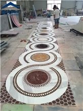 Multicolor Marble Medallions,Hotel Looby Medallions,Mosaic Medallions,Special Design Medallions Tiles,Cnc Flower Marble Medallion,Thin Laminated Marble Medallions,Waterjet Medallions,Marble Medallions