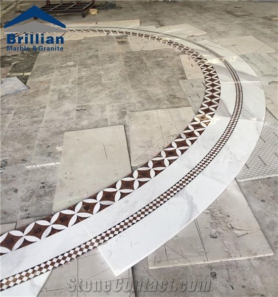 Multicolor Marble Medallions,Hotel Looby Medallions,Mosaic Medallions,Special Design Medallions Tiles,Cnc Flower Marble Medallion,Thin Laminated Marble Medallions,Waterjet Medallions,Marble Medallions
