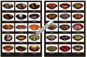 Glass Sinks and Pedestal,Glass Basin