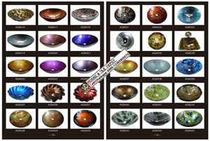 Glass Vessel Sink,,Glass Square Vessel Sink,,Bathroom Sink