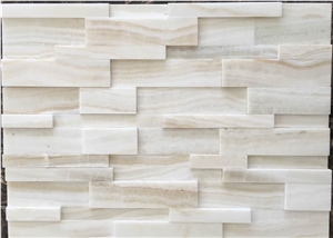 Marble Split Face Culture Stone, 3d Wall Panels, 3d Culture Stone, Building Stone, White Marble Stone, White 3d Stone