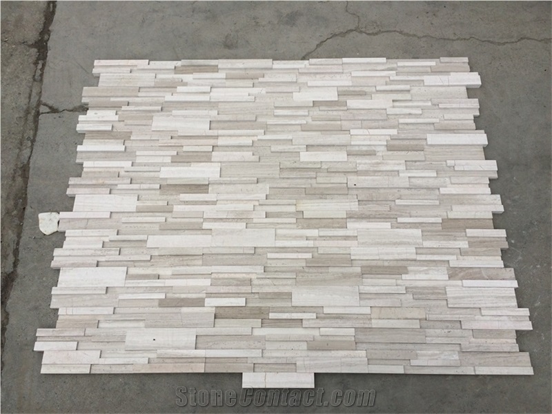 Marble Split Face Culture Stone, 3d Wall Panels, 3d Culture Stone, Building Stone, White Marble Stone, White 3d Stone