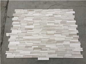 Marble Split Face Culture Stone, 3d Wall Panels, 3d Culture Stone, Building Stone, White Marble Stone, White 3d Stone