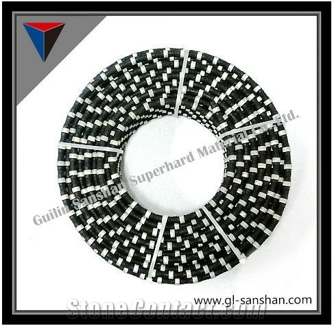 11.6mmhot Sales! Diamond Rubber Wire Saw for Granite and Marble