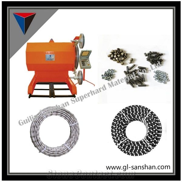 Diamond Plastic Wire Saw for Granites and Marble Cutting, Rope Saw, Stone Tools, Granite and Marble Cutting Tools, Diamond Cutting Tools