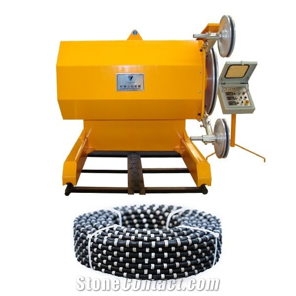 Diamond Rubberized Wire Saw for Granites and Marble Cutting, Rope Saw, Stone Cutting and Profiling, Granite and Marble Cutting Tools
