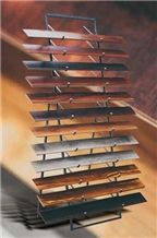 Brazil-Granite Display Stands Showroom Tile Display Racks Waterfall Display Stand Racks Black Mosaic Display Racks Quartzite-Slabs Metal Display Racks Basalt Metal Displays Drawer Marble Display Rack