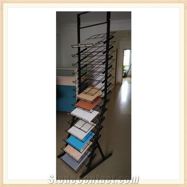 Ceramic Tower Displays Floor Stands Tile Shelving Racks Granite Displays Fixtures Marble Steel Shelves Mosaic Iron Stands Sandstone Displays Cabinets Slab Displays Stands Quartzite Wire Racks Displays