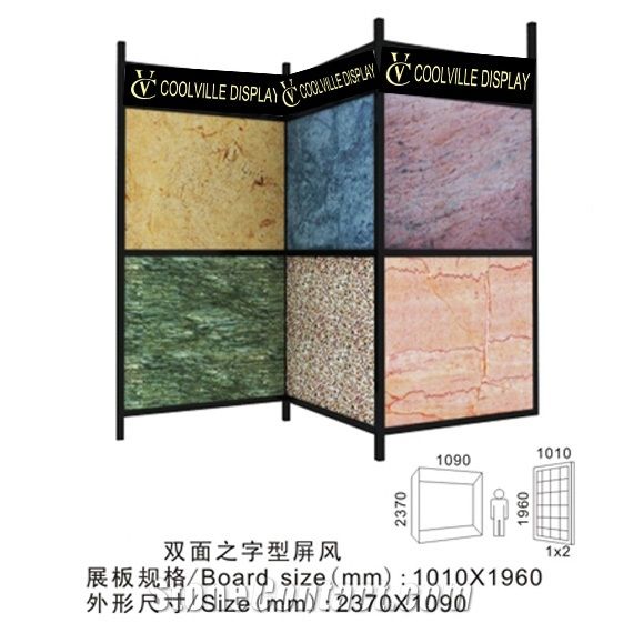 Fair Display Showroom Racks Floor Displays Black Marble Display Stand Racks Quartzite Slab Metal Displays Waterfall Tile Displays Stone Cabinets Marble Plant Stands Monument Display Panels