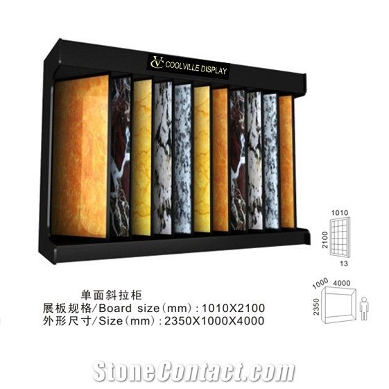 Fair Display Showroom Racks Floor Displays Black Marble Display Stand Racks Quartzite Slab Metal Displays Waterfall Tile Displays Stone Cabinets Marble Plant Stands Monument Display Panels