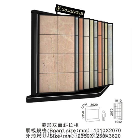 Fair Display Showroom Racks Floor Displays Black Marble Display Stand Racks Quartzite Slab Metal Displays Waterfall Tile Displays Stone Cabinets Marble Plant Stands Monument Display Panels