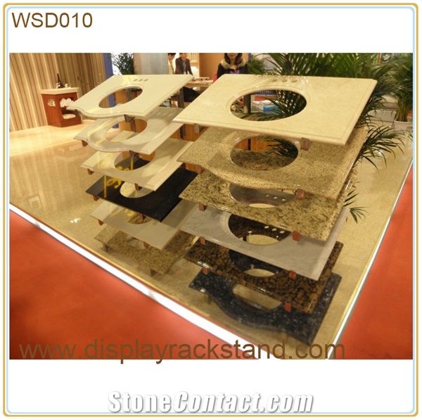 Ganite-Tiles Display Rack Waterfall Tile Display Stands Sandstone Black Display Racks Travertine Metal Displays Quartz Wholesale Display Stand Racks Grey-Marble Black Display Stands