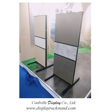 Granite-Blocks Stone Displays Racks Onyx Displays Tower Portable Flooring Racks for Limestone Slate Tile Showroom Display Frames