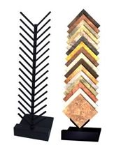 Granite Display Rack Quartzite Tile Waterfall Display Racks China Display Stand Rack Green-Marble Showroom Machines Metal Displays Blue-Marble Flooring Tile Display Panel Steel Onyx Display Rack Tower