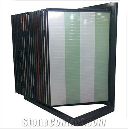 Granite Display Stands Waterfall Tile Display Stands Slab Metal Hanging Displays Quartzite Metal Displays Sliding Marble-Slabs Metal Display Racks Onyx Display Racks