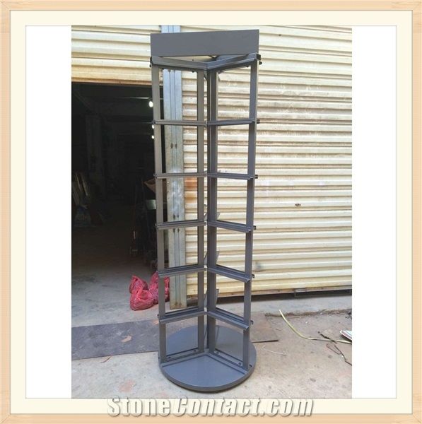 Granite Displays Frames Tile Shelving Racks Ceramic Display Shelves Mosaic Racks Solutions Displays Cases Floor Stands Stone Displays Rack Porcelain Displays Stand Marble Steel Racks Floor Stands