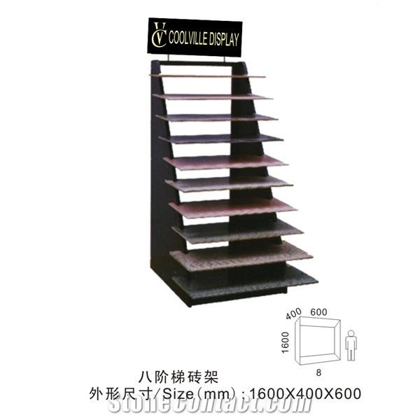 Granite Displays Stands Super White Displays Cabinets Mosaic Towers Wire Saw Displays Cases Ledgestone Wire Racks Curbstone Steel Racks Marble Iron Stands Sandstone Metal Displays