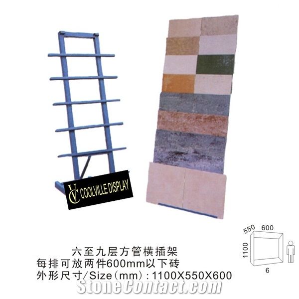 Granite Displays Stands Super White Displays Cabinets Mosaic Towers Wire Saw Displays Cases Ledgestone Wire Racks Curbstone Steel Racks Marble Iron Stands Sandstone Metal Displays